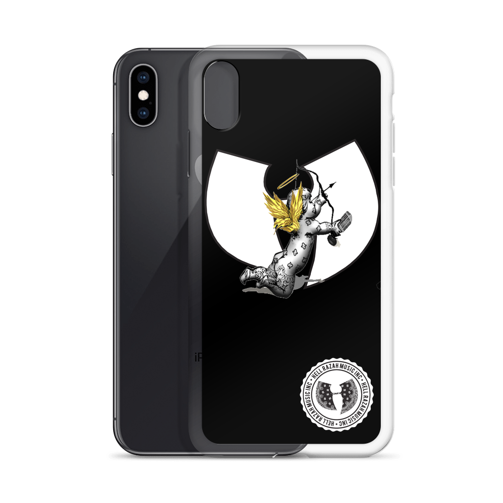 Official Hell Razah Music Inc Cherub with Mic Designer iPhone Case Heaven Razah Graphics by SmuveMassBeatz