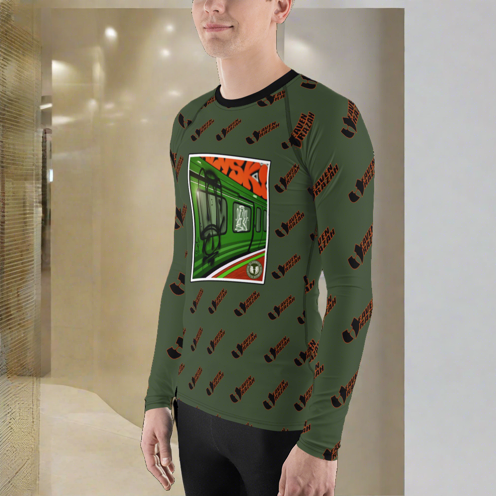 HeavenRazah Renaissance Subway Designer Rash Guard
