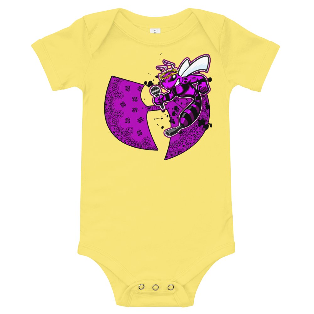 Official Heaven Razah Purple Bee Designer Baby Bodysuit Infant Tee T-Shirt Hell Razah Music Inc
