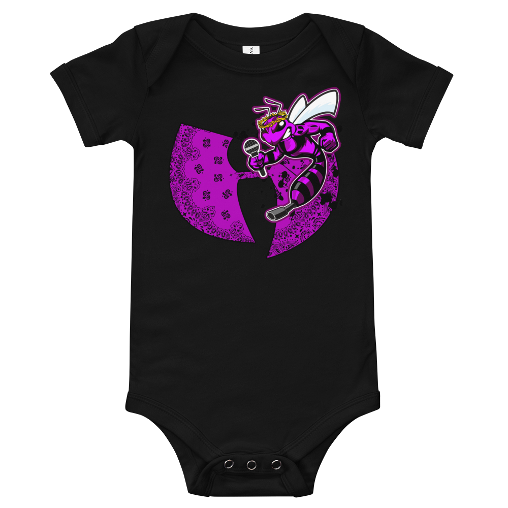 Official Heaven Razah Purple Bee Designer Baby Bodysuit Infant Tee T-Shirt Hell Razah Music Inc