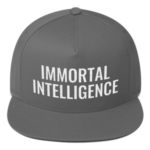 Official Immortal Intelligence Embroidered Hat Flat Bill Cap Hell Razah Music Inc - Heaven Razah