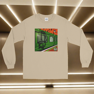 Renaissance Apparel "Subway" Designer Unisex Long Sleeve Shirt