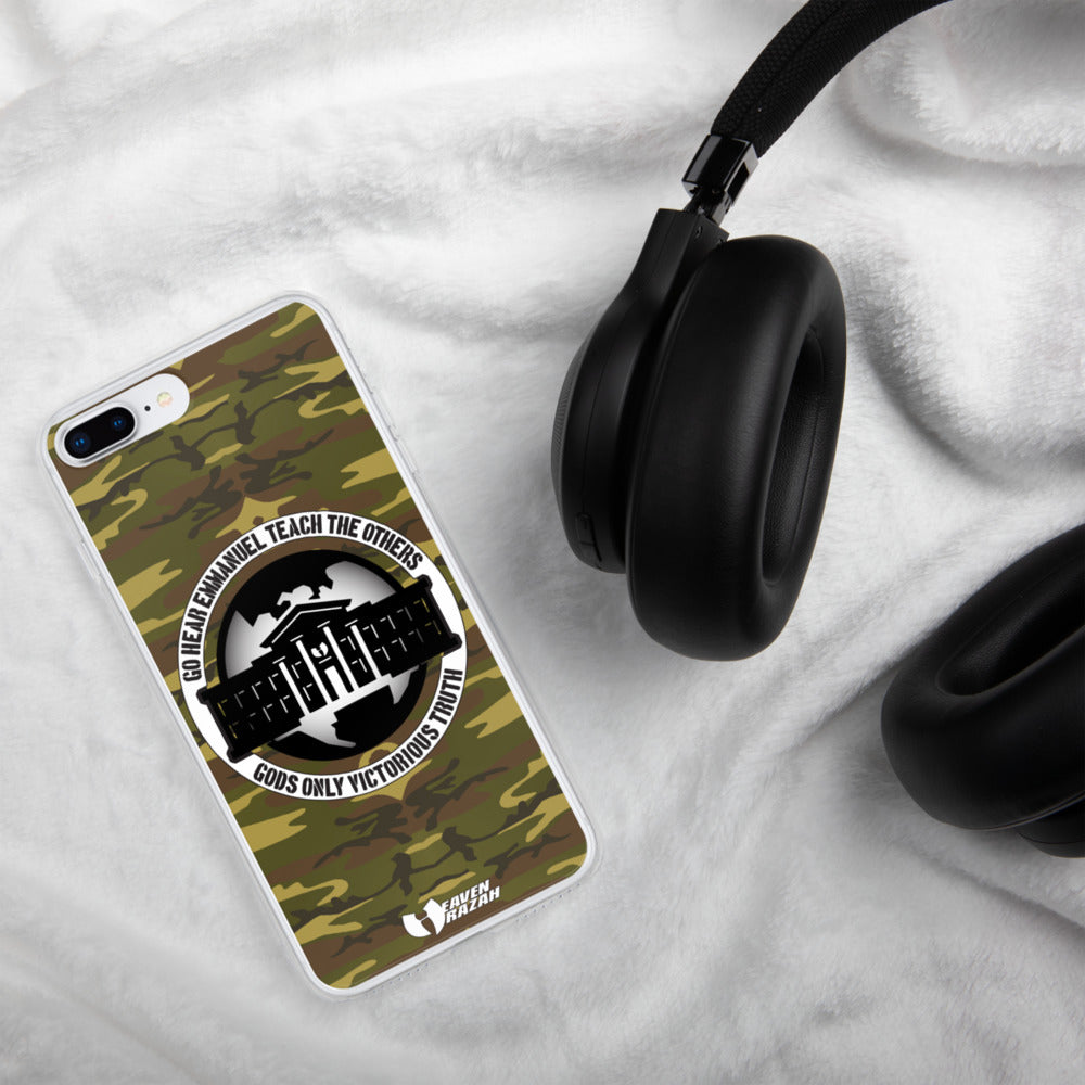 Ghetto Gov't Officialz GGO Green Camo Heaven Razah / Hell Razah Music Inc iPhone Case