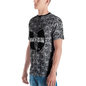 Official HellRazah Music Inc. Designer HeavenRazah Graffiti Logo Men's T-shirt