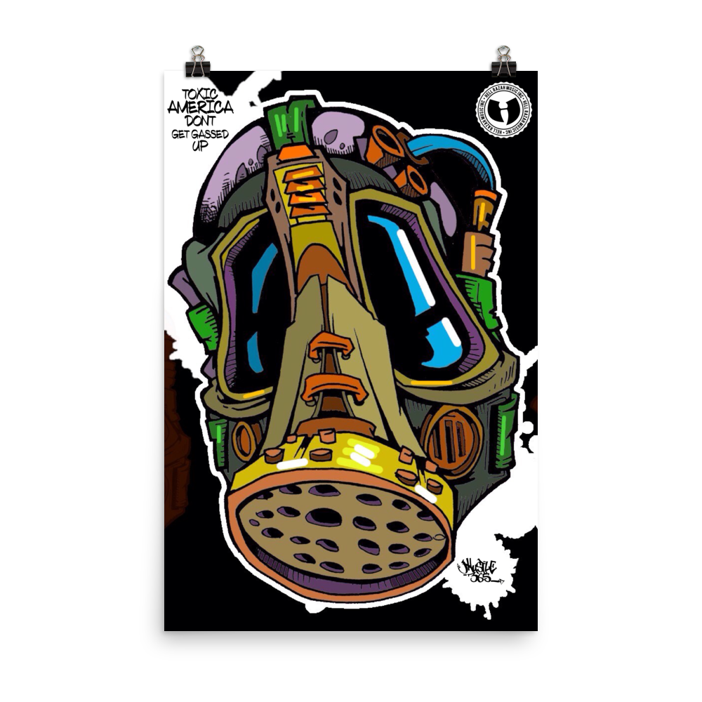 Official Hell Razah Music Inc Dont Get Gassed Graphics by iHustle365 Poster
