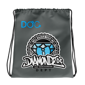 DiamondzOC Logo GGO Dept Drawstring Bag Graphics by iHustle365