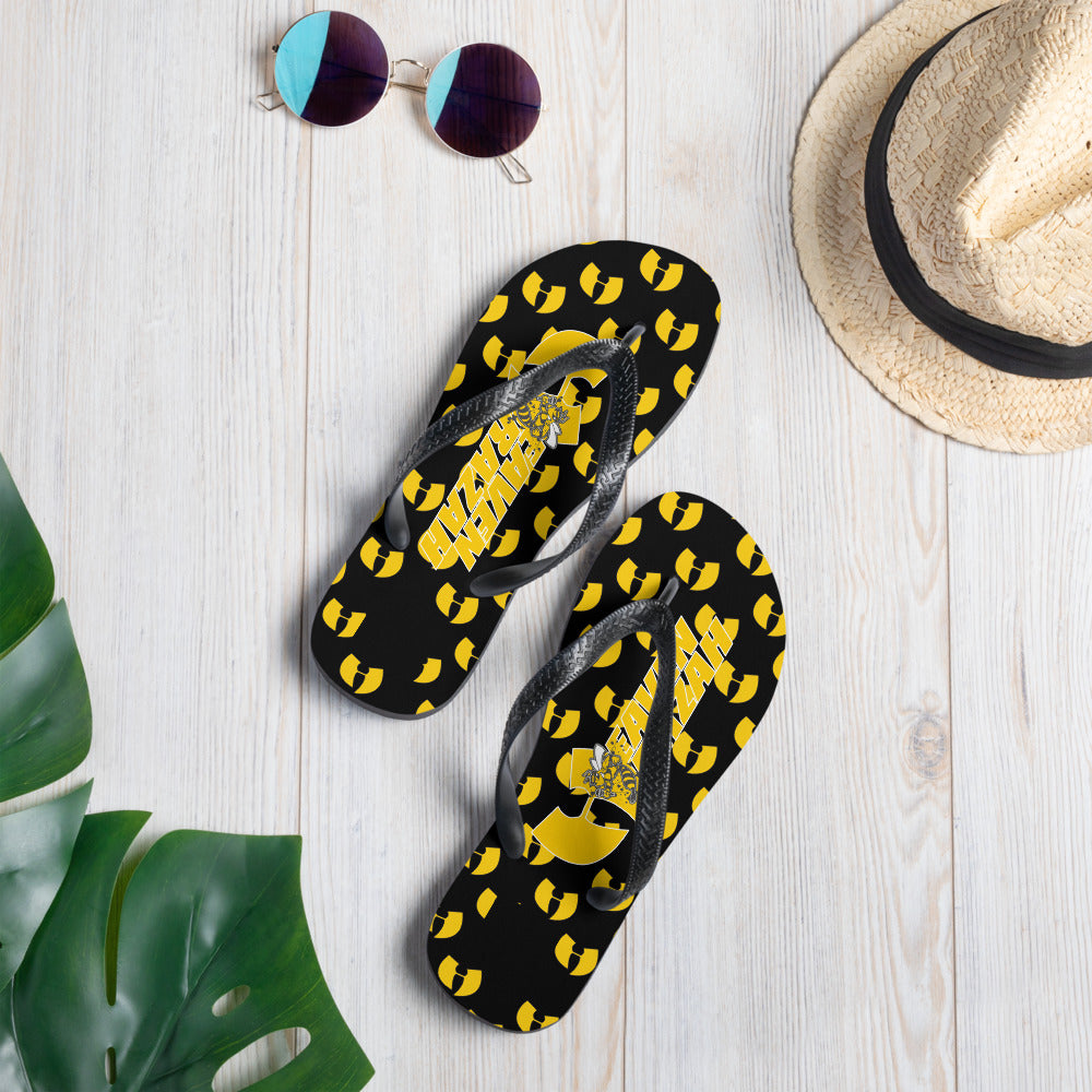 Heaven Razah / Hell Razah Music Inc Bee Logo Designer Flip-Flops Bee Graphics by Culture Freedom