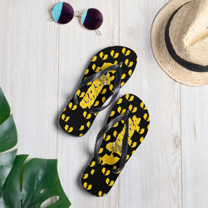 Heaven Razah / Hell Razah Music Inc Bee Logo Designer Flip-Flops Bee Graphics by Culture Freedom