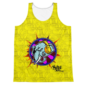 Official Hell Razah Music Inc Elephant Designer Unisex Tank Top Graphics by iHustle365