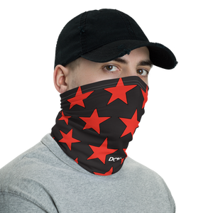 D.O.C. Red Stars Face Shield - Neck Gaiter