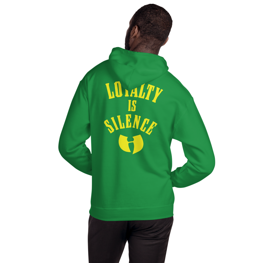 HRMI LOYALTY IS SILENCE Fall  Hoodie HellRazah Music Inc Designer Hooded Sweatshirt Official HeavenRazah Merchandise