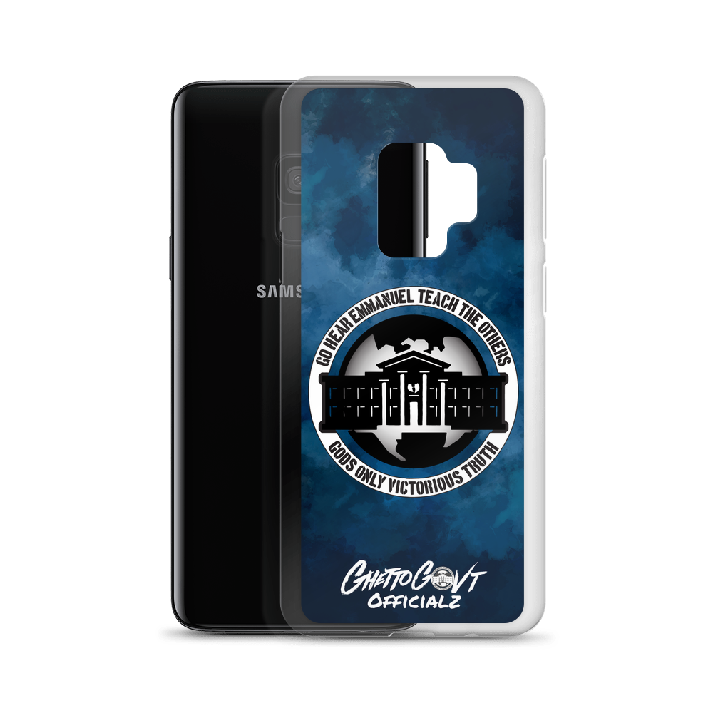 Ghetto Gov't Officialz Logo Go Hear Emmanuel Teach The Others Samsung Cell Phone Case Heaven Razah Hell Razah Music Inc
