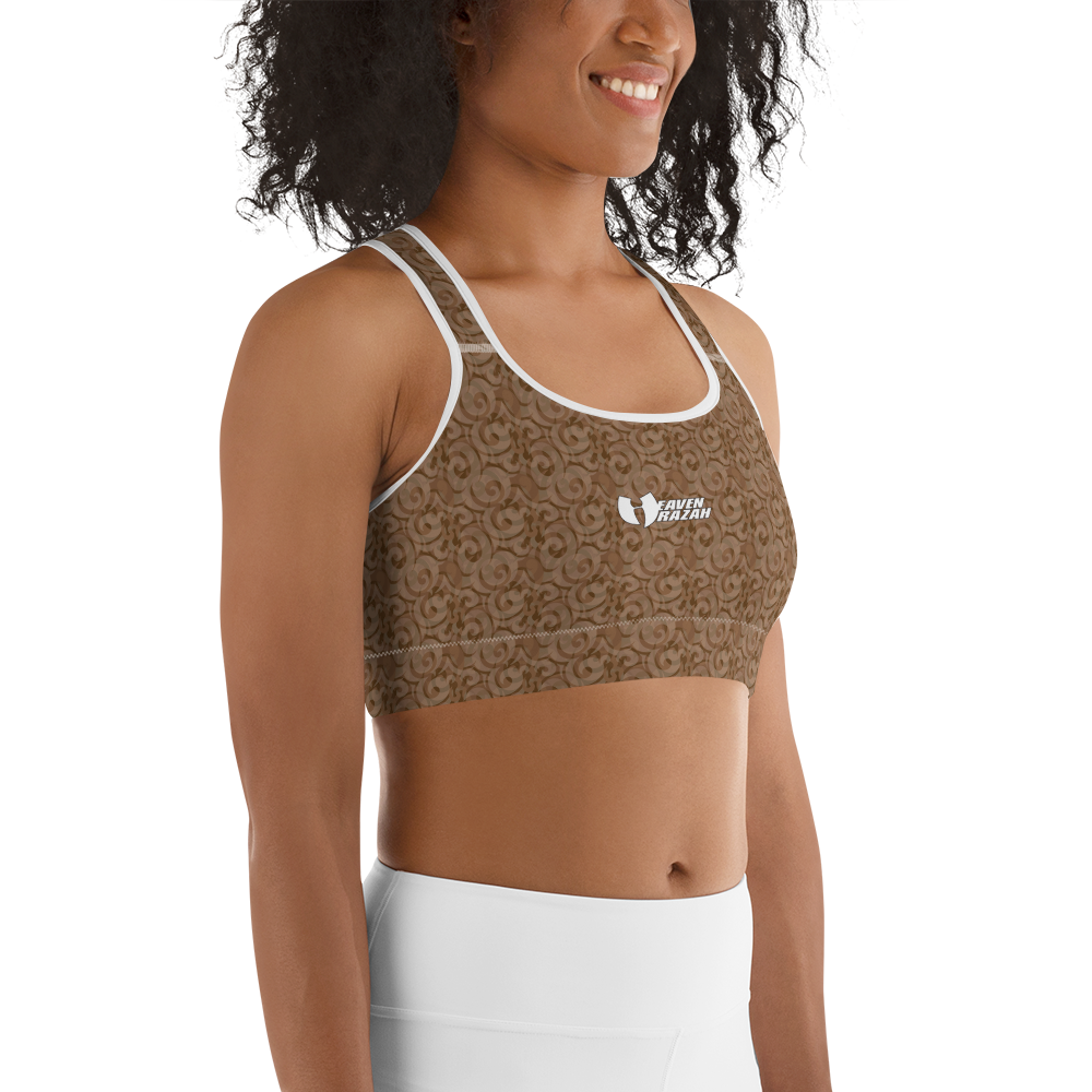 Official HellRazah Music Inc Designer Logo Limited Edition Sports Bra HeavenRazah Merch