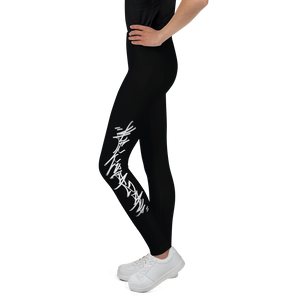 Official HellRazah Music Inc. Skateboarding Tagger Designer Youth Leggings HeavenRazah Merch Graphics by Sly Ski Original