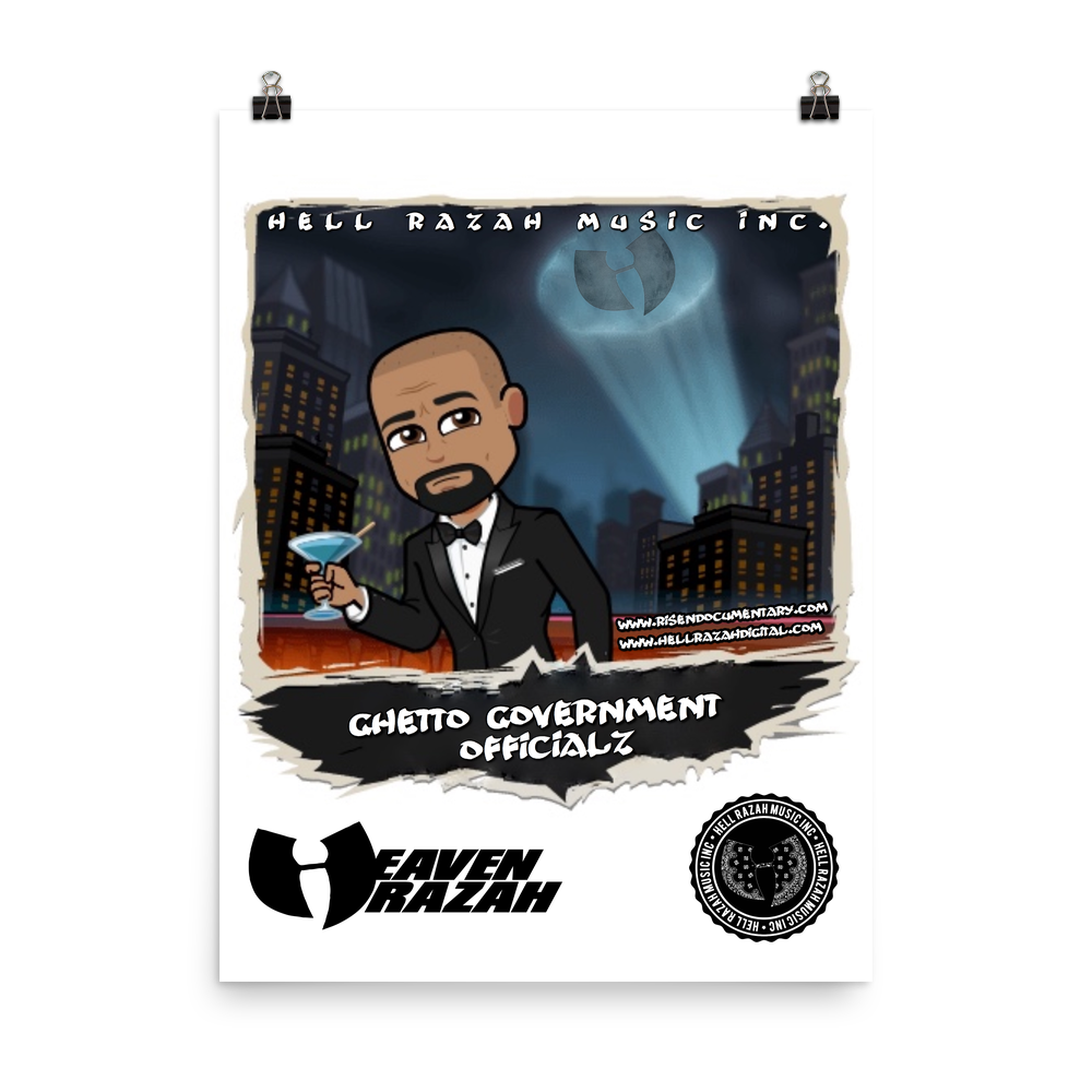 Ghetto Government Officialz Hell Razah Music Inc Poster