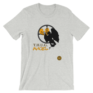 Official Hell Razah Music Inc T.H.U.G. Angel Designer Tee Short-Sleeve Unisex T-Shirt Graphics by iHustle365_ Heaven Razah Merch