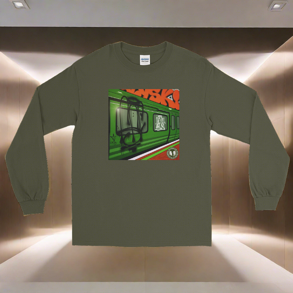 Renaissance Apparel "Subway" Designer Unisex Long Sleeve Shirt