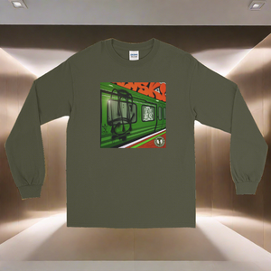 Renaissance Apparel "Subway" Designer Unisex Long Sleeve Shirt