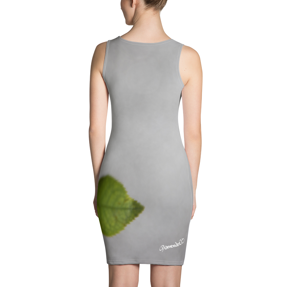 Gray Rose Diamondz Designer Sublimation Cut & Sew Dress