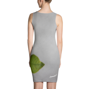Gray Rose Diamondz Designer Sublimation Cut & Sew Dress