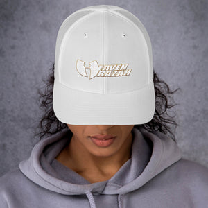Official HellRazah Music Inc Embroidered Hat HeavenRazah Trucker Cap Graphics by Culture Freedom