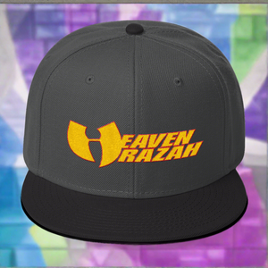 Official Hell Razah Heaven Razah Cap Embroidered Official WU Snapback Hat Graphics by Culture Freedom