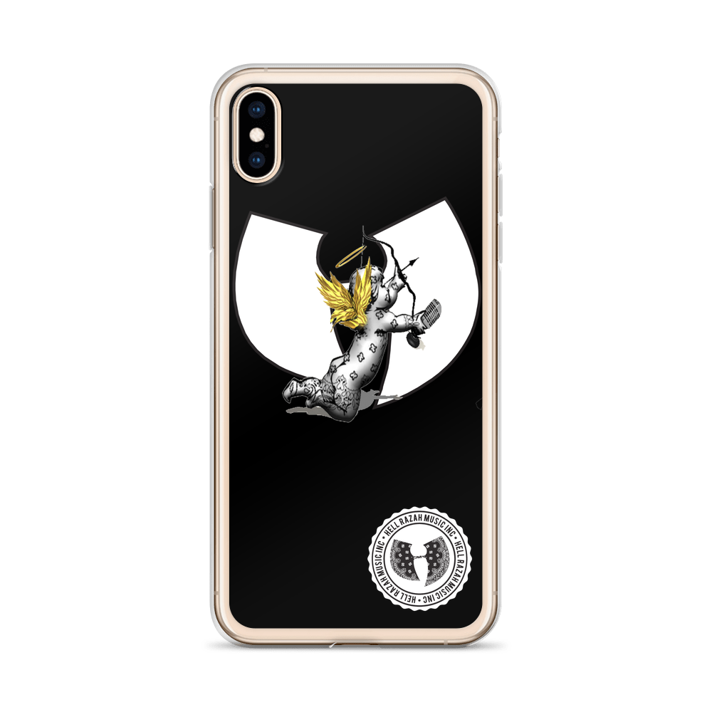 Official Hell Razah Music Inc Cherub with Mic Designer iPhone Case Heaven Razah Graphics by SmuveMassBeatz