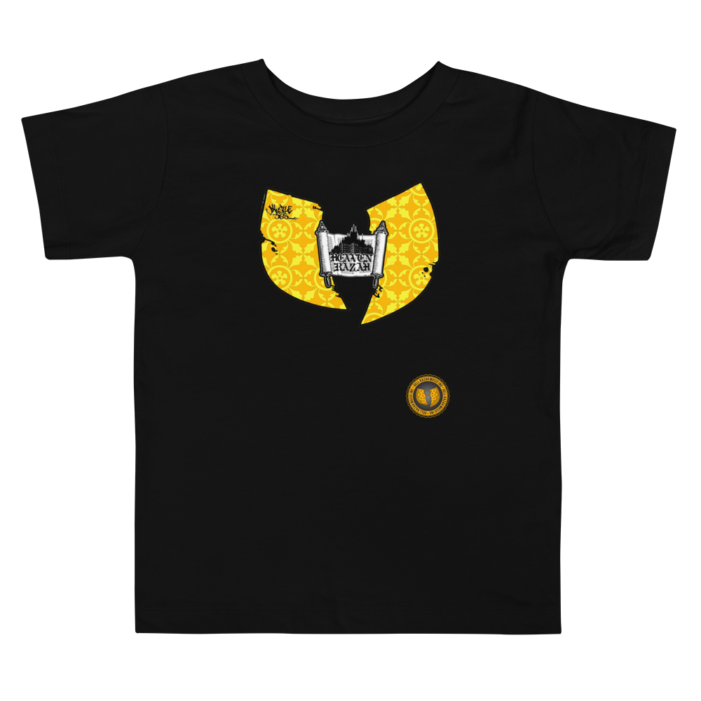 Official Hell Razah Music Inc Toddler Size Scripture Logo Design by iHustle365_ Short Sleeve Tee
