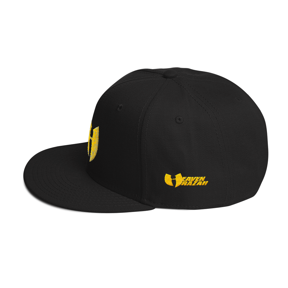 Official Heaven Razah / Hell Razah Music Inc Gold Bandana Logo Embroidered Cap Snapback Hat