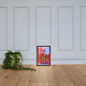 DOC Flag Wall Art Enhanced Matte Paper Framed Poster (in)