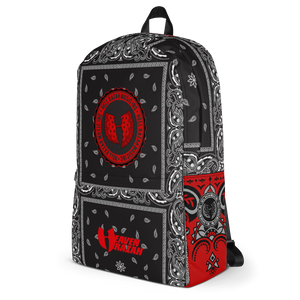 Official Hell Razah Music Inc Logo / Heaven Razah Black Bandana Designer Laptop Carry Bag -Backpack