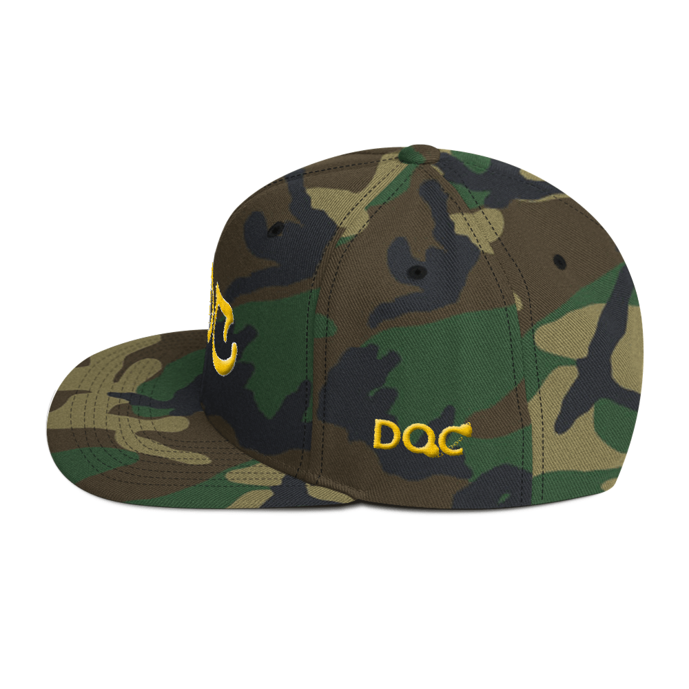 DOC Embroidered Snapback Hat