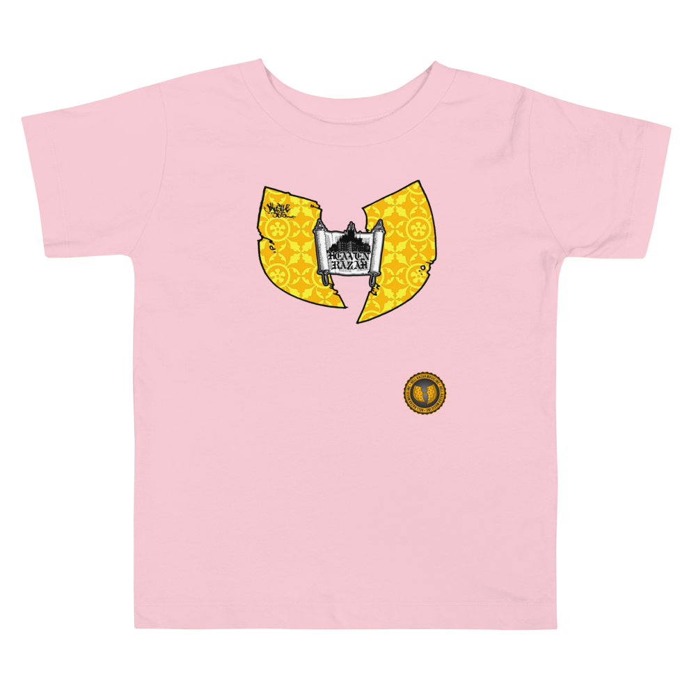 Official Hell Razah Music Inc Toddler Size Scripture Logo Design by iHustle365_ Short Sleeve Tee