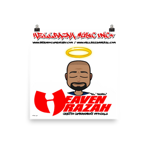 Ghetto Government Officialz Hell Razah Music Inco Halo Official Merchandise Poster