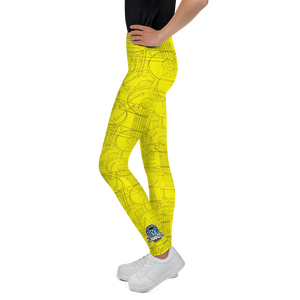 Official HellRazah Music Inc. Designer Teen - Youth Leggings HeavenRazah Merch Graphics by iHustle365_
