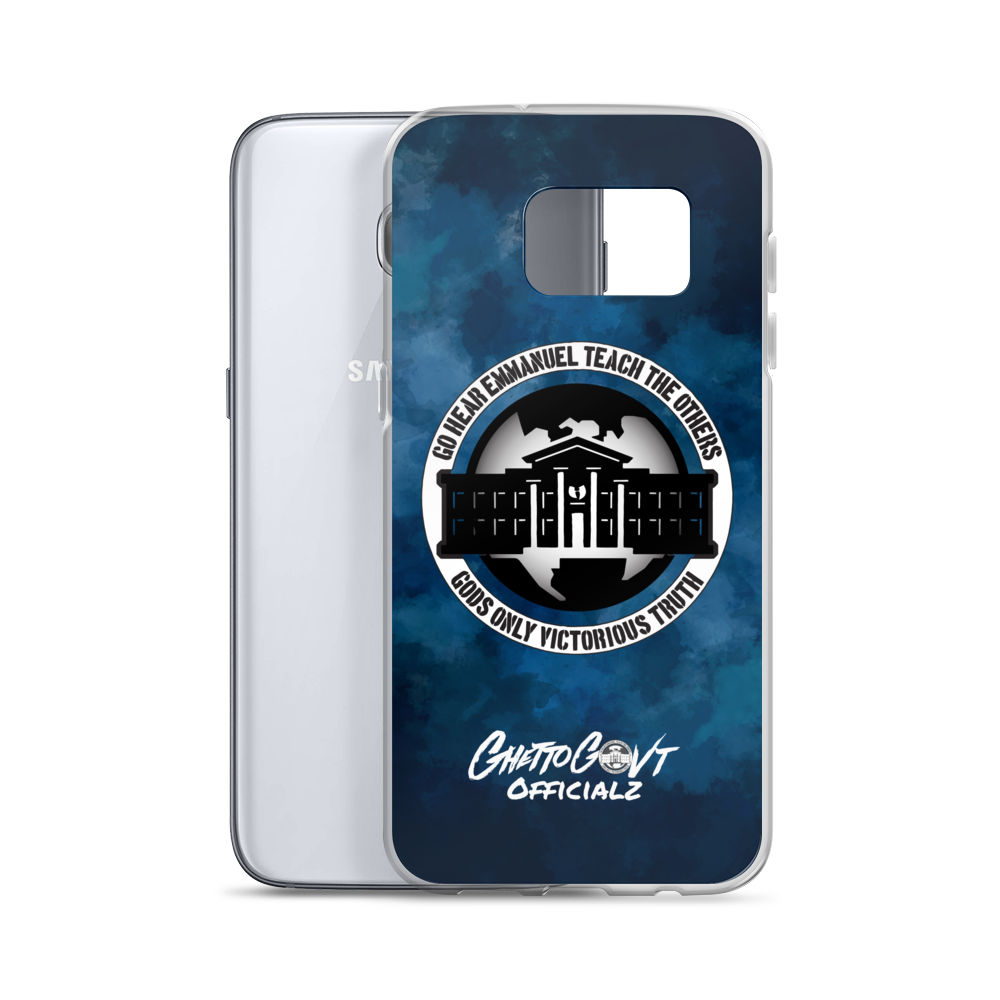 Ghetto Gov't Officialz Logo Go Hear Emmanuel Teach The Others Samsung Cell Phone Case Heaven Razah Hell Razah Music Inc