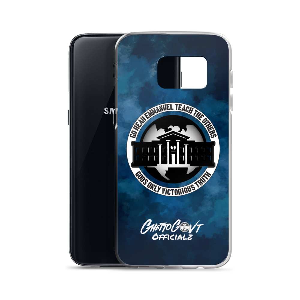 Ghetto Gov't Officialz Logo Go Hear Emmanuel Teach The Others Samsung Cell Phone Case Heaven Razah Hell Razah Music Inc