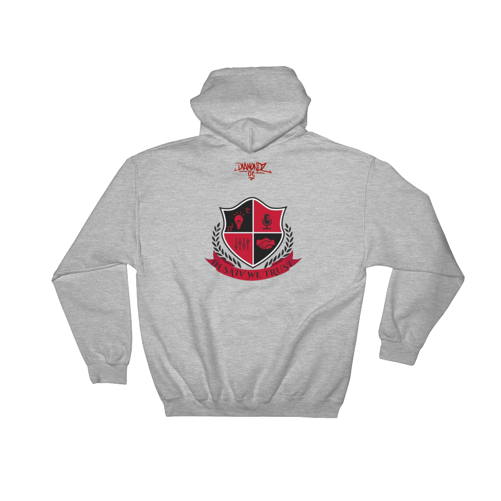 Official Diamond Klub Apparel Saivio Emblem Deisgner Hoodie - Hooded Sweatshirt