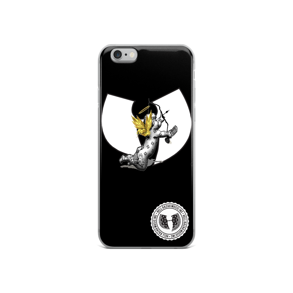 Official Hell Razah Music Inc Cherub with Mic Designer iPhone Case Heaven Razah Graphics by SmuveMassBeatz