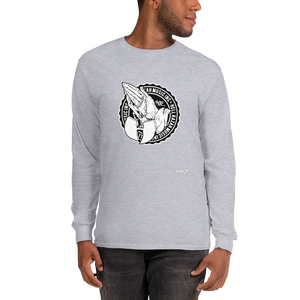 HRMI Praying Beads Fall 19 HellRazah Music Inc Designer Long Sleeve T-Shirt HeavenRazah Merch Graphics by iHustle365