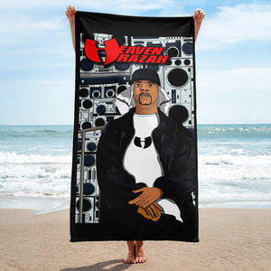 Heaven Razah / Hell Razah Official Toon 1 Beach Towel Graphics by Sly Ski Original
