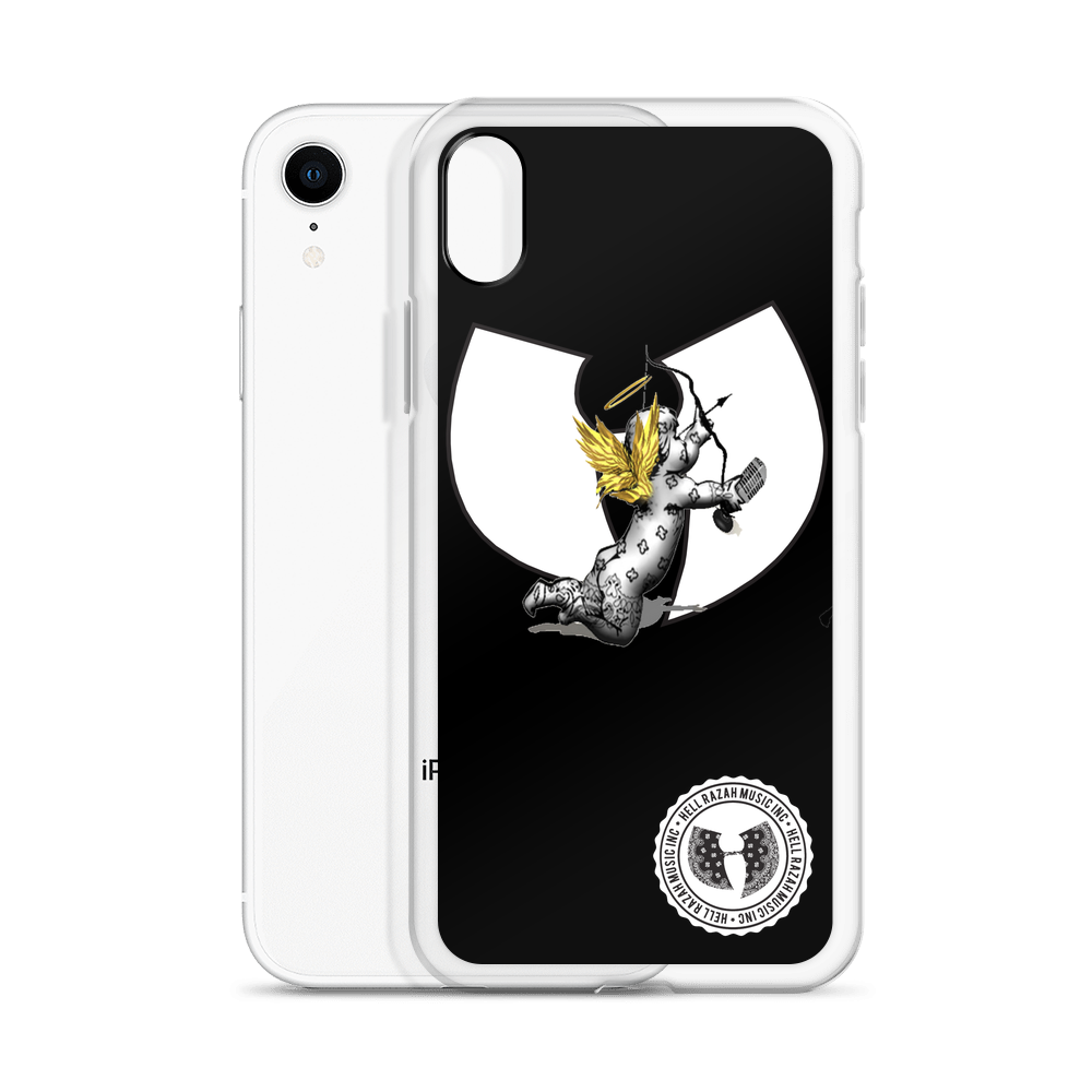 Official Hell Razah Music Inc Cherub with Mic Designer iPhone Case Heaven Razah Graphics by SmuveMassBeatz