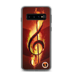 Official HellRazah Music Inc. Designer Limited Edition Fire Samsung Case HeavenRazah Merch Graphics by SmuveMassBeatz