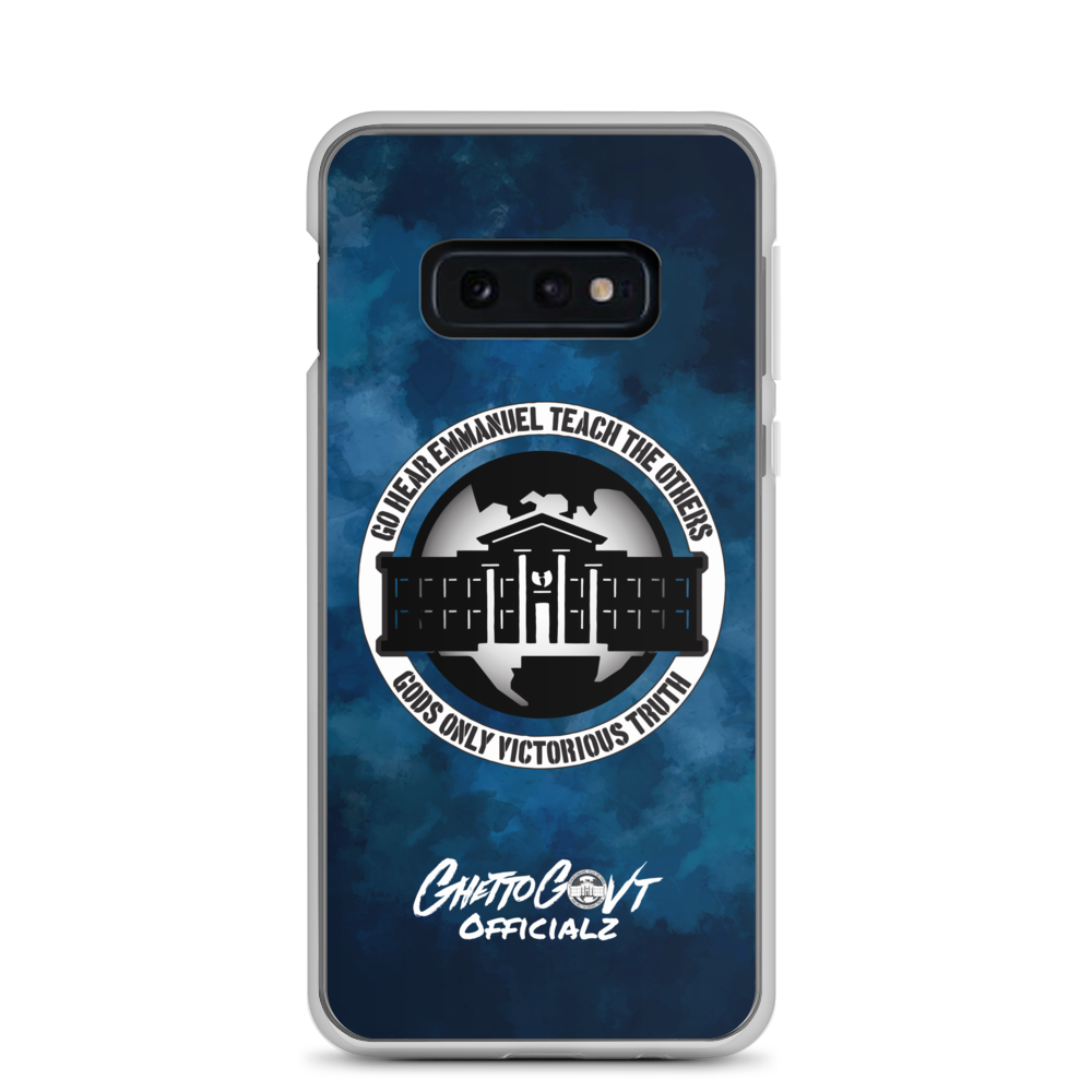 Ghetto Gov't Officialz Logo Go Hear Emmanuel Teach The Others Samsung Cell Phone Case Heaven Razah Hell Razah Music Inc