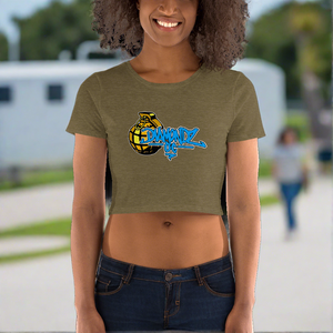 Diamondz O.C. Grenade Urban Designer Women’s Crop Tee art by iHustle365_