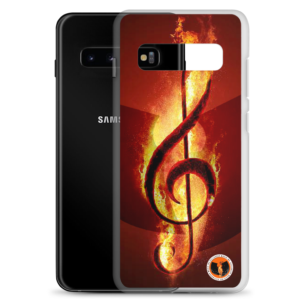 Official HellRazah Music Inc. Designer Limited Edition Fire Samsung Case HeavenRazah Merch Graphics by SmuveMassBeatz