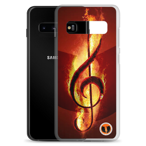 Official HellRazah Music Inc. Designer Limited Edition Fire Samsung Case HeavenRazah Merch Graphics by SmuveMassBeatz
