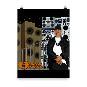 Official Heaven Razah / Hell Razah Music Inc. Merchandise Poster Graphics by Sly Ski Original