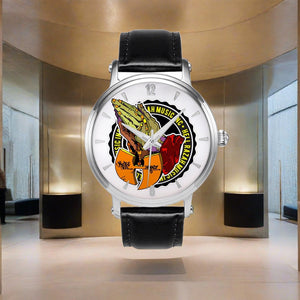 HRMI Hell Razah Music Inc, Logo Watch Multiple iHustle365 Variants Mens Designer Watch HeavenRazah Merch