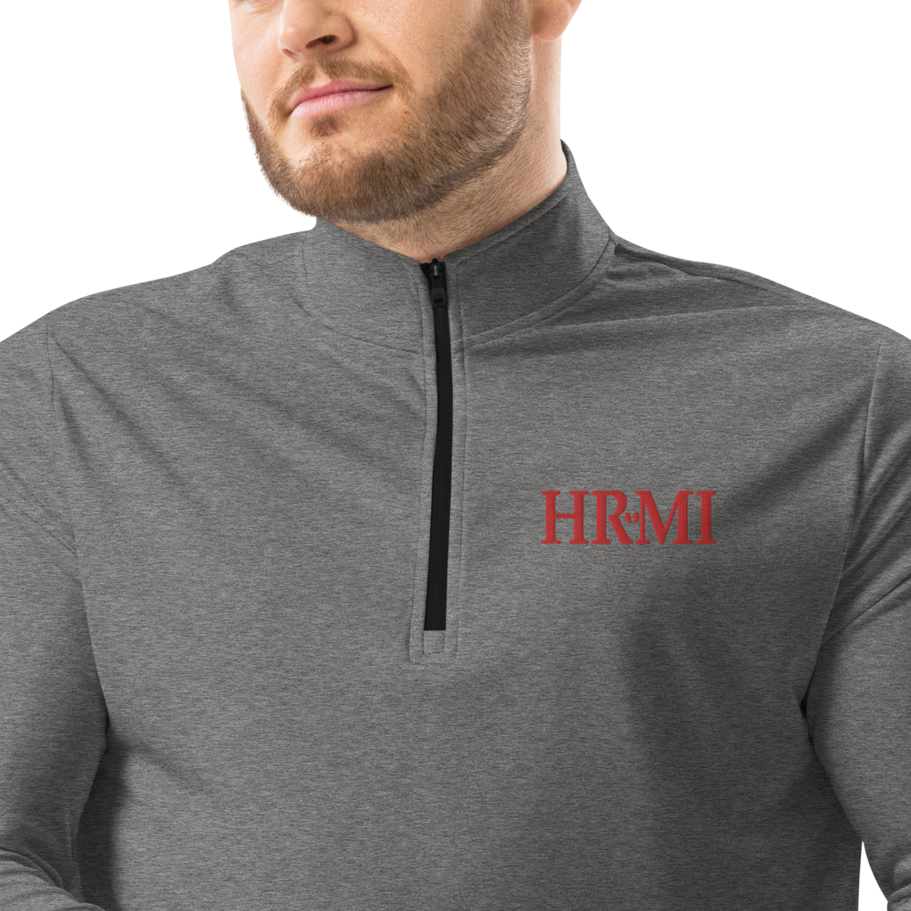 HRMI Embroidered Eco Friendly Adidas Quarter Zip Pullover